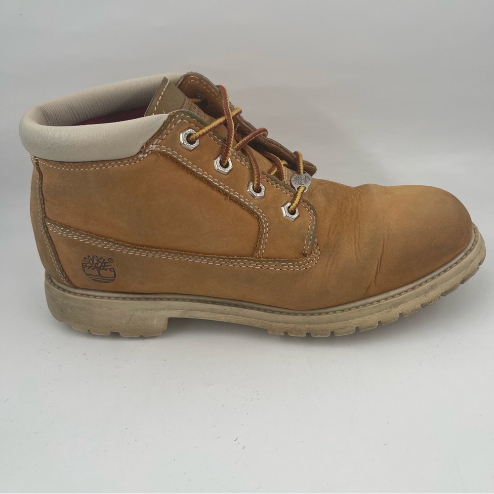 Timberland Women Nellie Double Wheat Nubuck-SZ 10M-Waterproof 23391 Chukka Boot